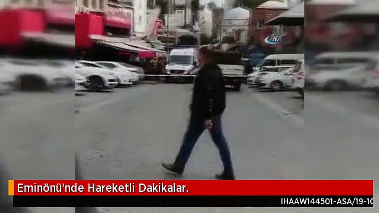 Eminönü'nde Hareketli Dakikalar.