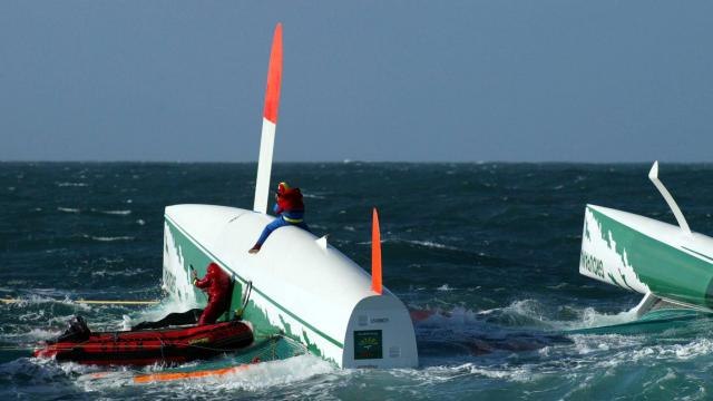 Le Rhum 2002 et la casse - 40 ans de Route du Rhum - #10