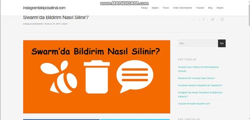 Swarm'da Bildiri Nasıl Silinir
