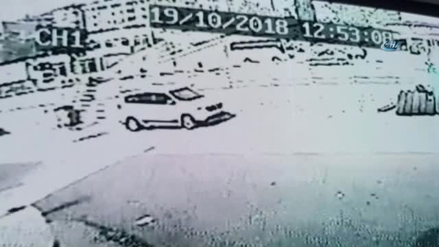 2 Gün Arayla Aynı Yolda İkinci Kaza: 1 Yaralı... Kaza Anı Kamerada