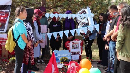 Şehit Bedirhan bebeğin mezarına doğum gününde ziyaretçi akını