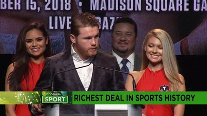 Alvarez signs richest deal in sports history [Sport]