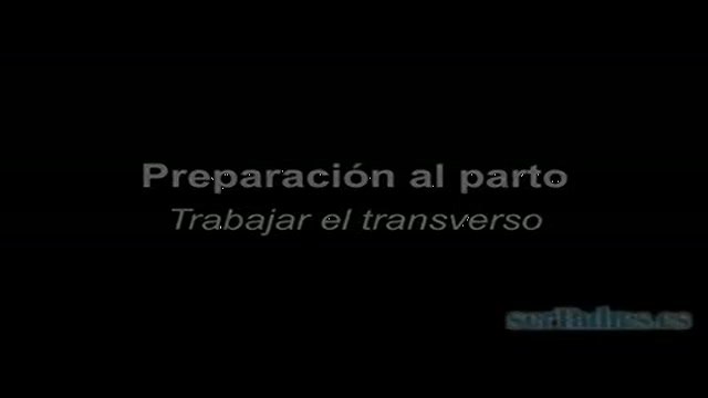 Preparación al parto: ejercicios para el transverso