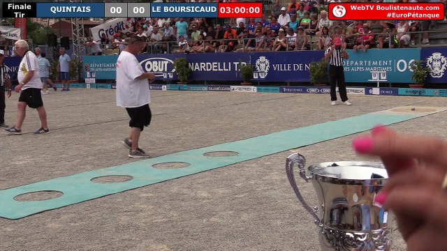 Europétanque des Alpes-Maritimes finale du tir de précision : QUINTAIS vs LE BOURSICAUD