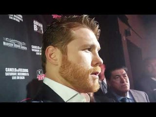 Canelo - "My eye is doing fine if it opens up well close it"  SPANISH and ENGLISH