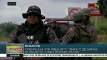 Fiscalía ecuatoriana investiga presunto tráfico de armas