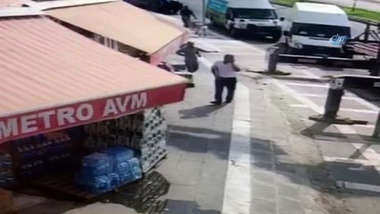 Ölümden kıl payı kurtuluş kamerada