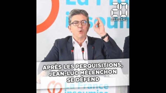 Après les perquisitions, Jean-Luc Mélenchon se défend: «Nous avons été traités comme des organisations terroristes»