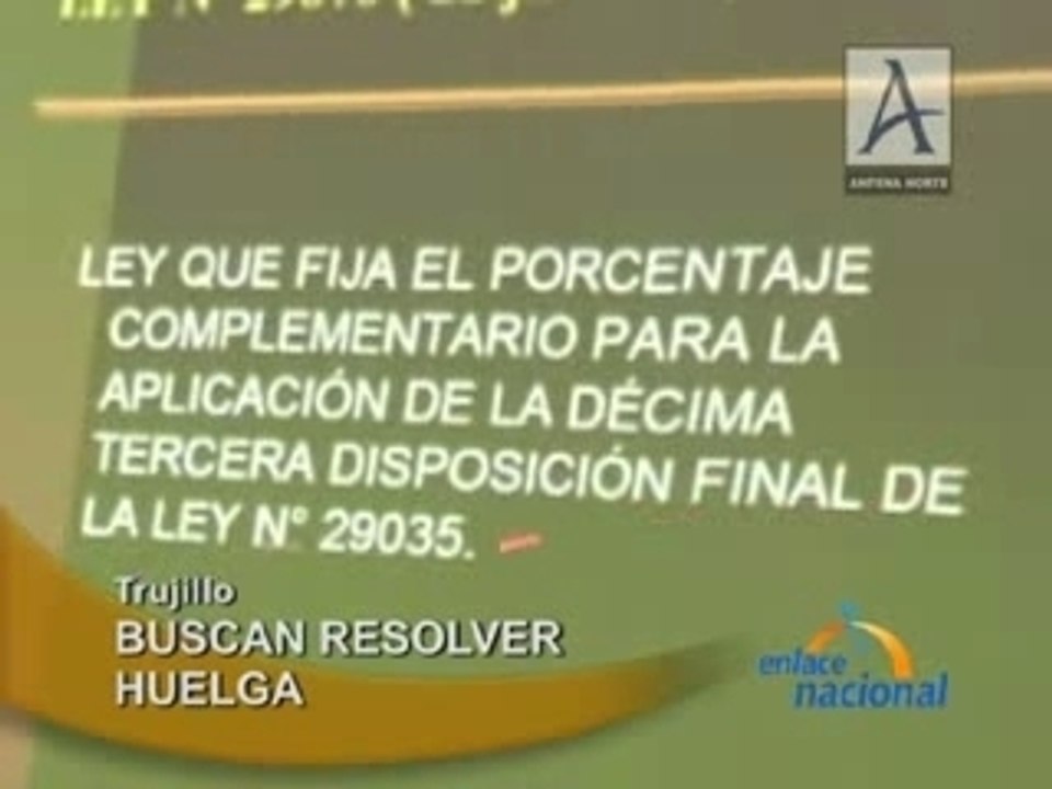 BUSCAN RESOLVER HUELGA - TRUJILLO