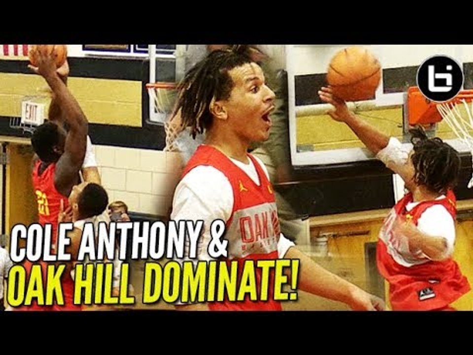 Cole Anthony & Kofi Cockburn TRYING TO DESTROY RIMS at Oak Hill - Hargrave Scrimmage!