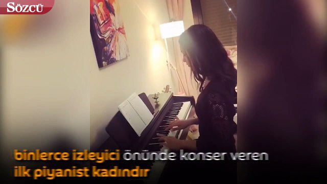 Suudi Arabistan’ın sahneye çıkma başarısını gösteren ilk kadın piyanisti