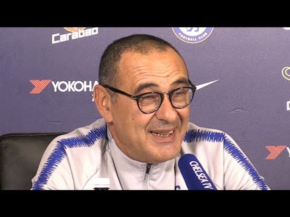 Maurizio Sarri Full Pre-Match Press Conference - Chelsea v Manchester United - Premier League