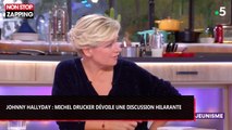 Johnny Hallyday : Michel Drucker révèle une discussion hilarante avec le chanteur dans C à Vous (Vidéo)