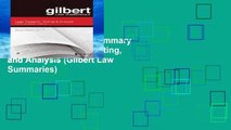 Popular Gilbert Law Summary on Legal Research, Writing, and Analysis (Gilbert Law Summaries)