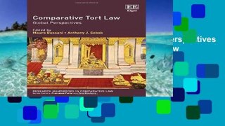 Popular Comparative Tort Law: Global Perspectives (Research Handbooks in Comparative Law Series)