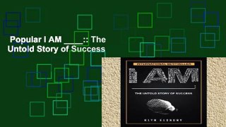 Popular I AM ____:: The Untold Story of Success