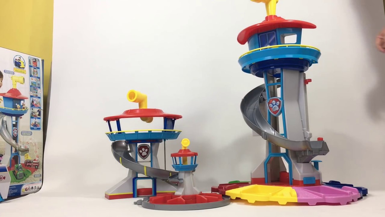 paw patrol tower toy set