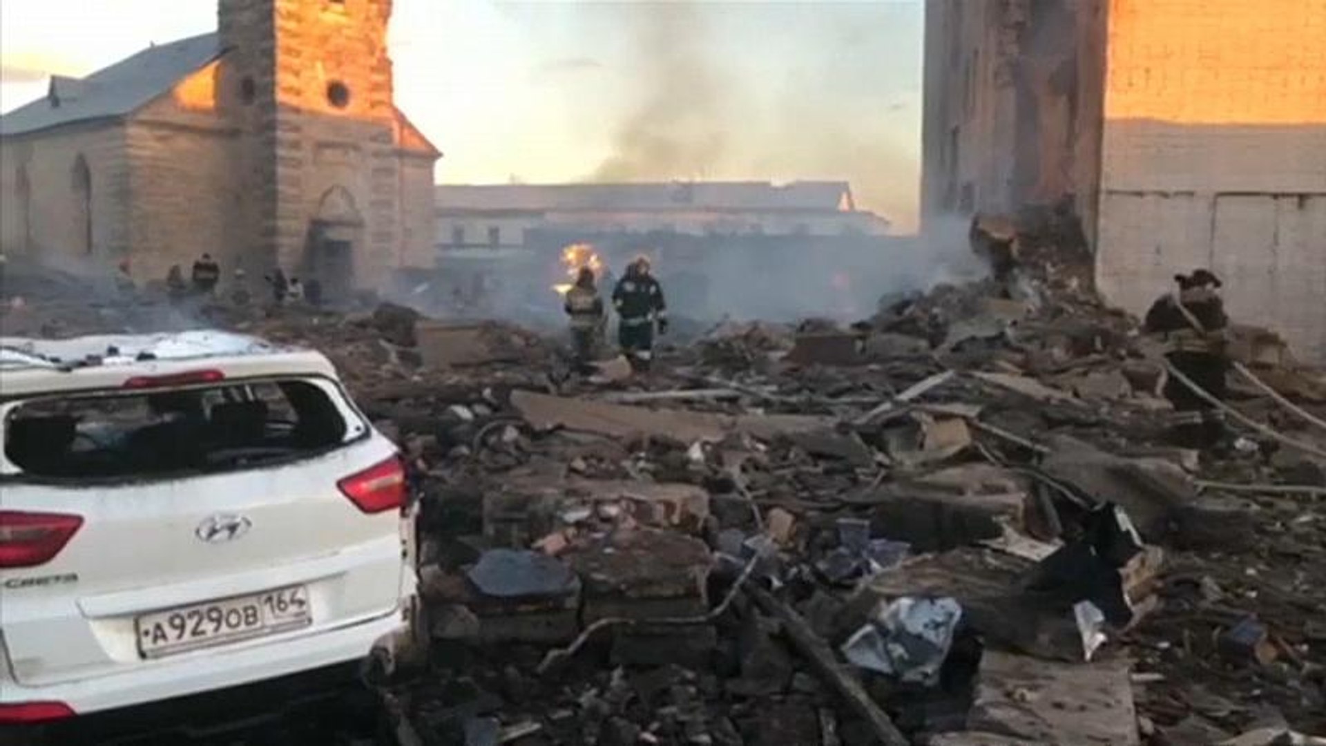 ⁣Взрыв на заводе в Гатчине