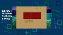 Library  Federal Tax Research: Guide to Materials and Techniques (University Treatise Series)