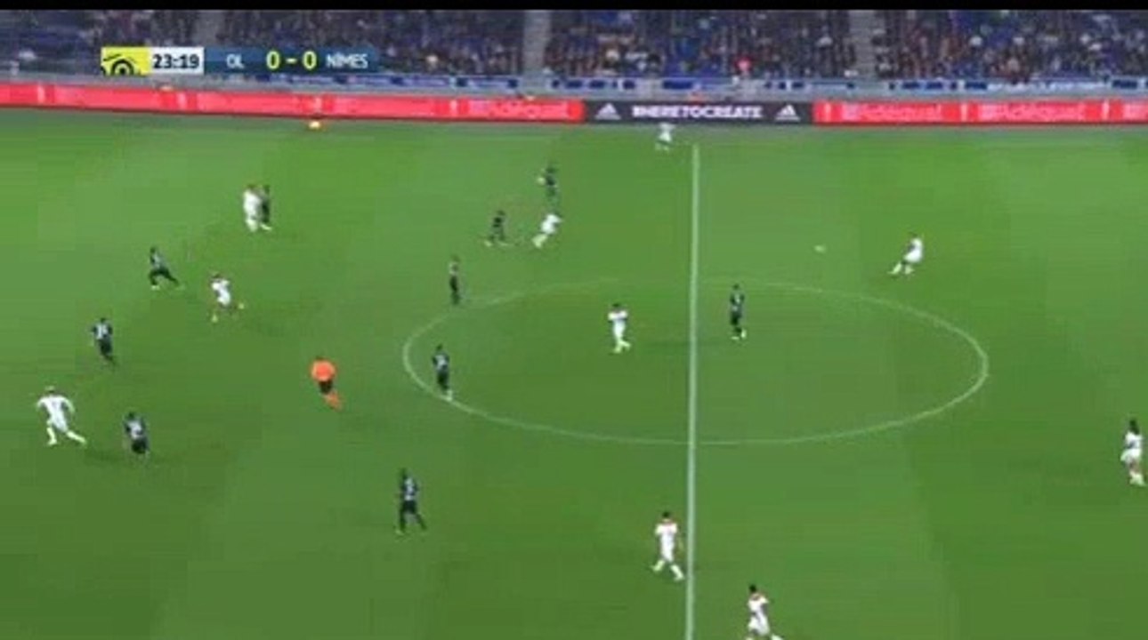 Lyon 1  -   0  Nimes 19/10/2018   Dembele M. (Marcelo), Lyon  Super Amazing Goal 24 ' HD Full Screen FRANCE: Ligue 1 - Round 10 .