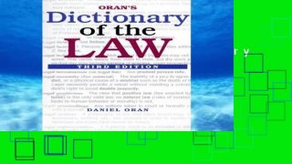 Review  Oran s Dictionary of the Law