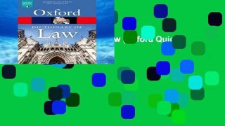 Review  A Dictionary of Law (Oxford Quick Reference)