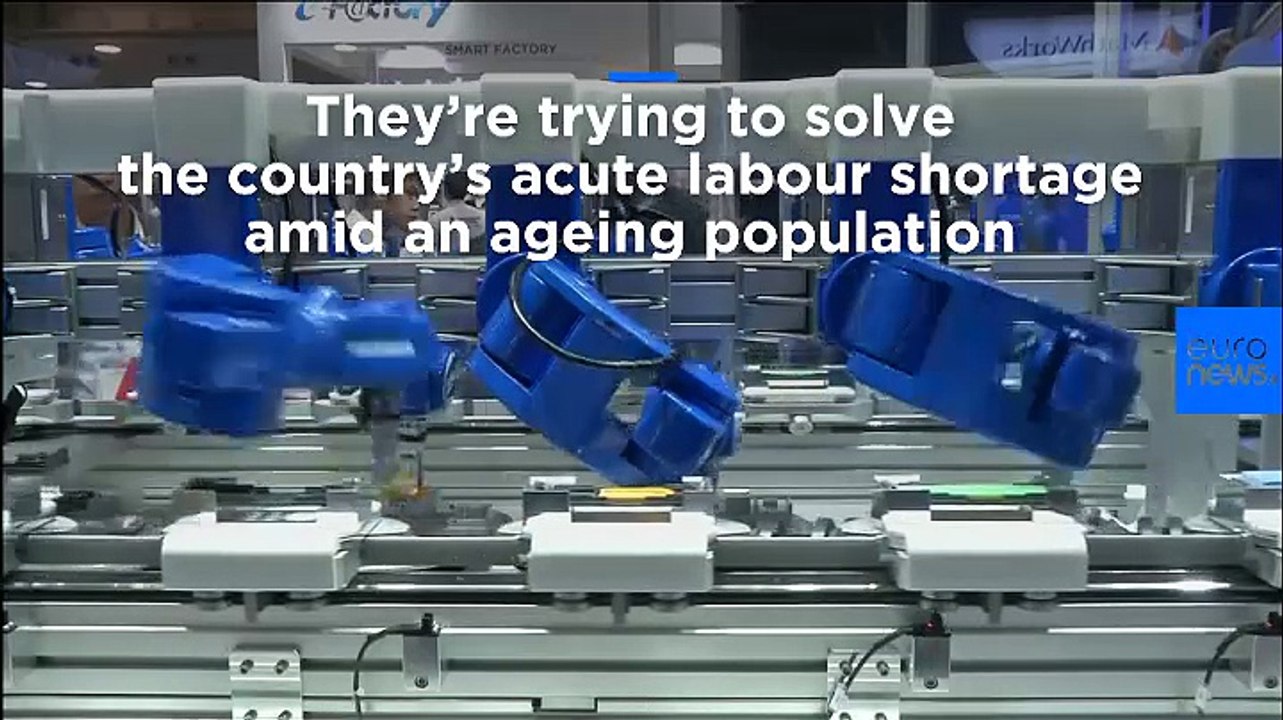 Watch: Robots try to replace humans