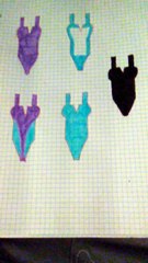 5 disegno per barbi SHEIN Tuta anteriore con taglio frontale a V