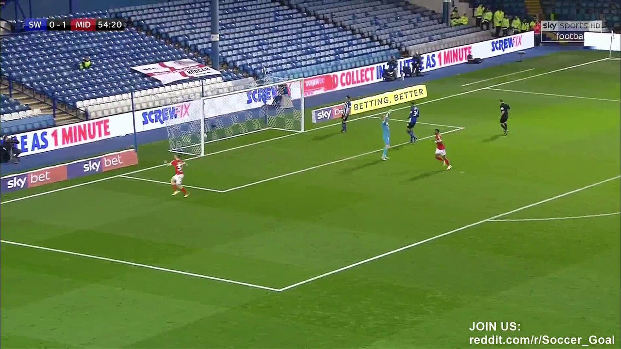 Britt Assombalonga Goal HD - Sheffield Wednesday 0 - 2 Middlesbrough - 19.10.2018 (Full Replay)