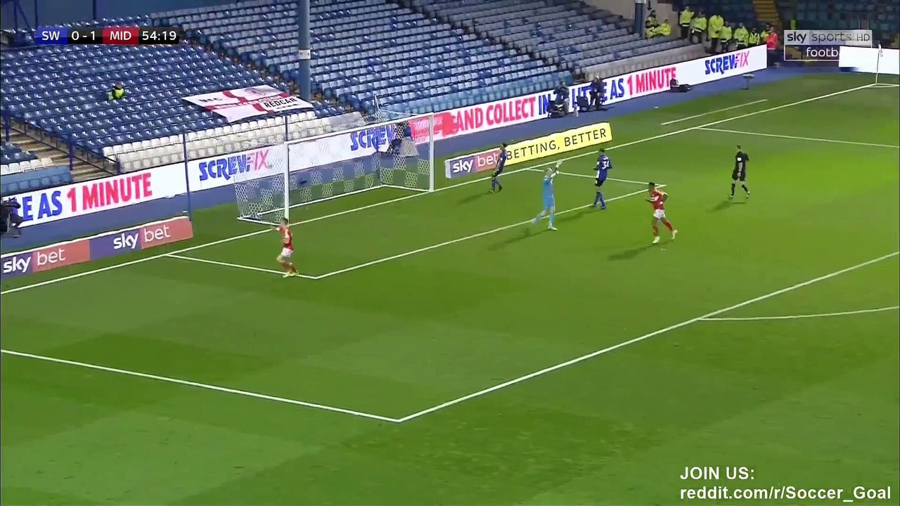 Britt Assombalonga Goal HD - Sheffield Wednesday 0 - 2 Middlesbrough - 19.10.2018 (Full Replay)
