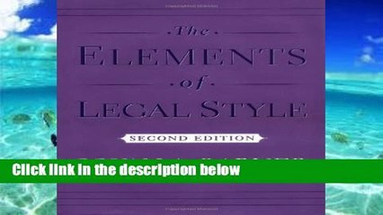 Library  The Elements of Legal Style