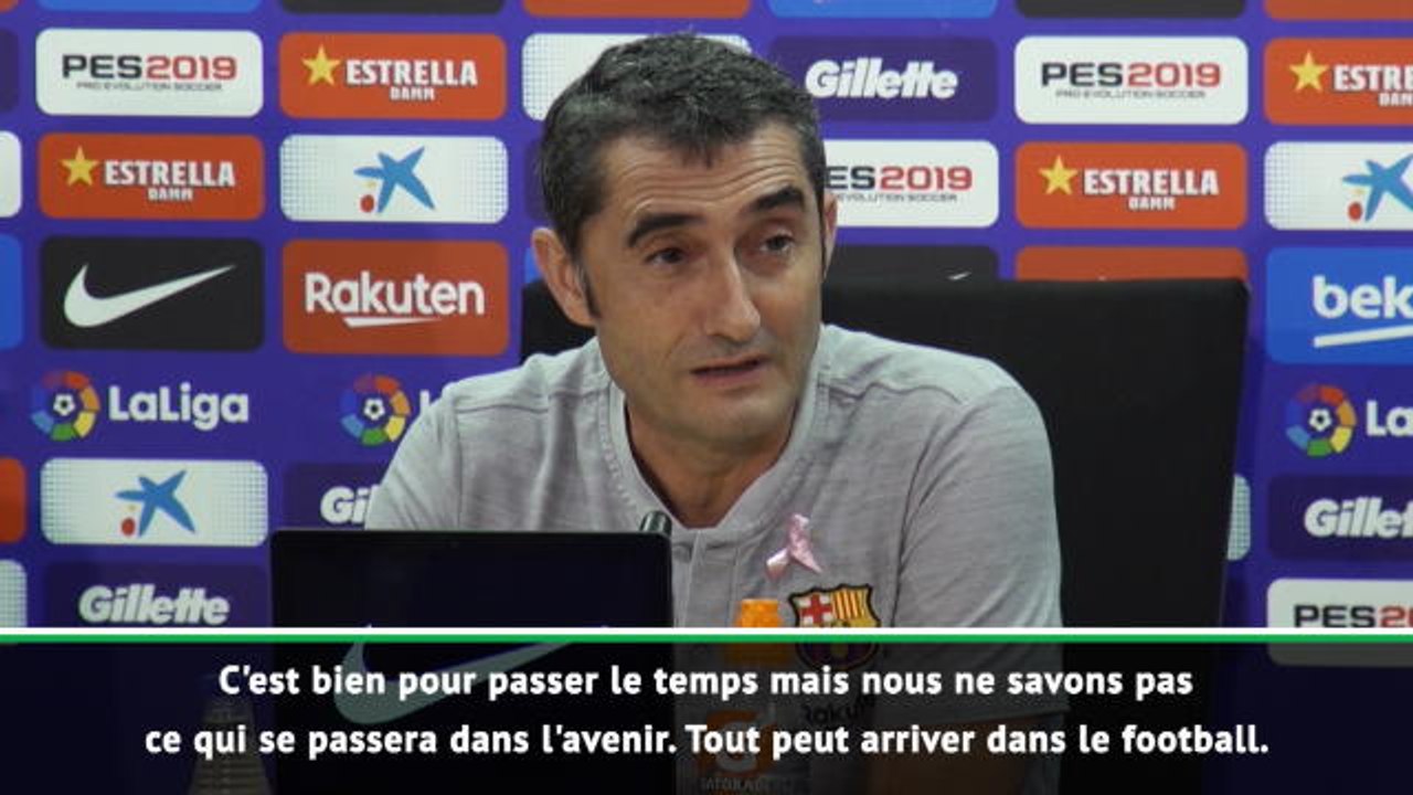 Barcelone - Valverde : "Un retour de Neymar ? Tout est possible dans le football"