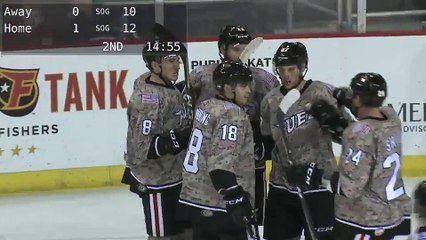 ECHL Toledo Walleye 3 at Indy Fuel 4