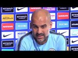 Pep Guardiola Pre-Match Press Conference - Man City v Burnley - Embargo Extras -On Joe Hart's Return