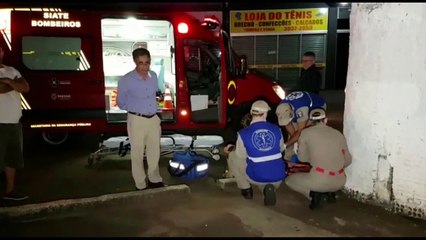 Mulher é atropelada na Rua Erechim