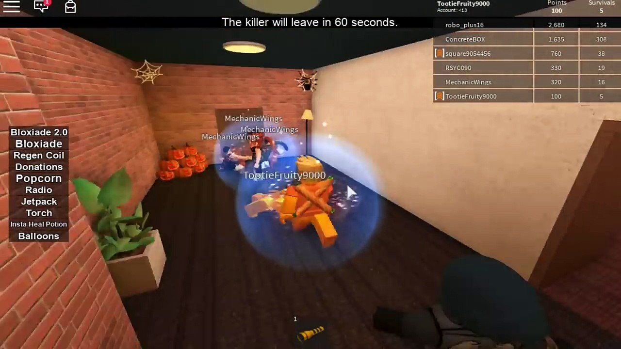 Roblox: Horror Mansion: Deadly Spongebob!!! [Annoying Orange Plays] #Shocktober