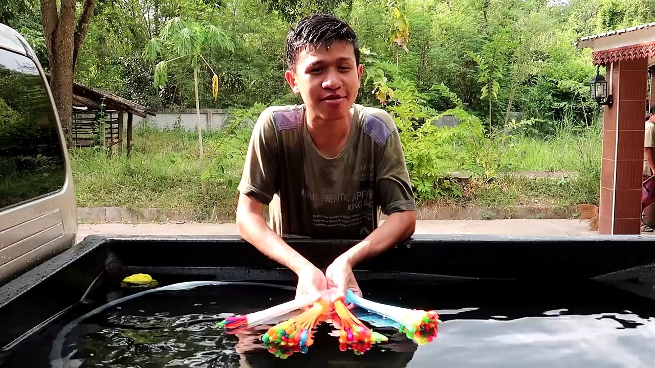 วิธีทำสระน้ำบนหลังรถ!!