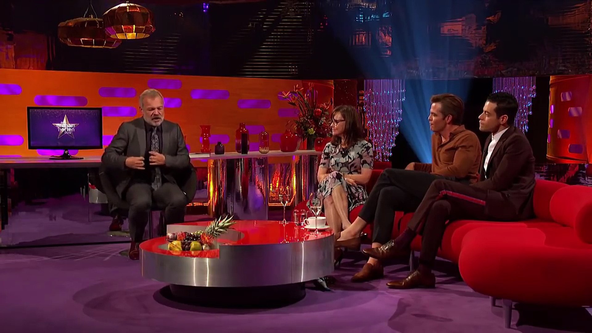 The Graham Norton Show HD S24E04 Sir Michael Caine,Chris Pine,Rami Malek  and Sally Field October 19, 2018 - video Dailymotion
