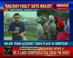 Amritsar train accident: Navjot Singh Sidhu visits injured, 2 Lac compensation from PM Narendra Modi