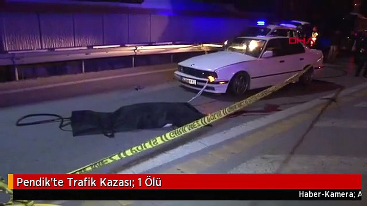 Pendik'te Trafik Kazası- 1 Ölü