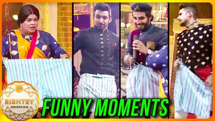 Ravi Dubey and Kiku Sharda aka Palak FUNNY Moments at Zee Rishtey Awards 2018 | Inside Pictures