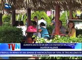 En el Puerto Salvador Allende de Managua, se registraron más de 16 mil visitantes, es decir, un 40 por ciento más de lo contabilizado la semana pasada.