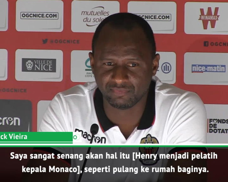 'Saya Mendoakannya Yang Terbaik' - Vieira Kepada Henry