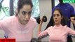 Aamna Sharif Gym Workout Session on her GYM with Bollywood Munch