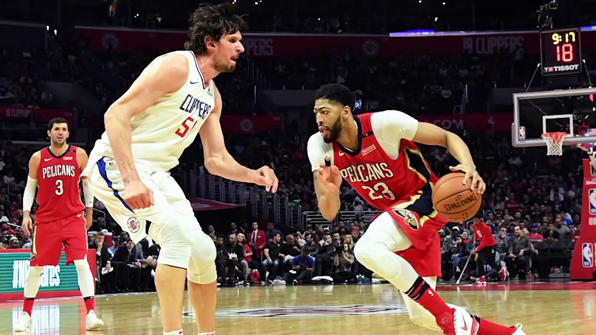 Watch Clippers monster Boban Marjanovic dunk without even having to jump, This is the Loop