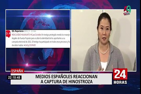 Keiko Fujimori se pronuncia sobre pedido de prisión preventiva