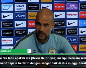 "Dia sangat Penting Bagi Kami"  - Guardiola Tentang Kembalinya De Bruyne