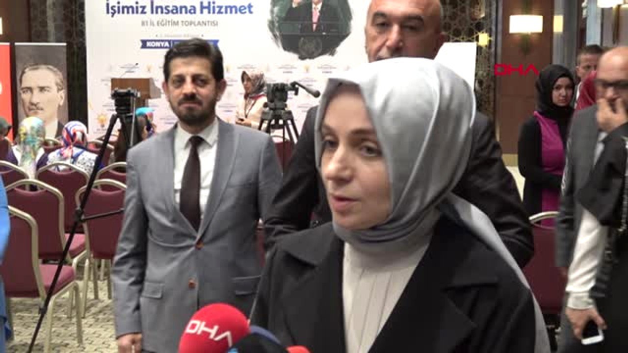Konya AK Parti İnsan Haklarından Sorumlu Genel Başkan Yardımcısı Leyla Şahin Usta 'Kaşıkçı'...