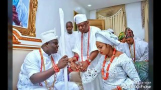 Marriage Ceremony: Ooni Of Ife Oba Adeyeye Ogunwusi And Evangelist Naomi Oluwaseyi