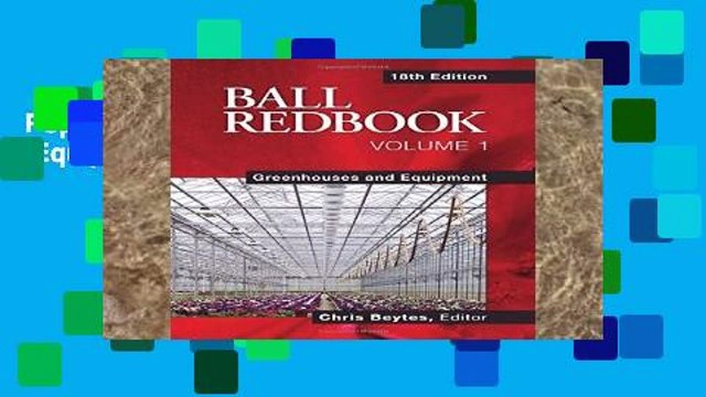 Popular Ball Redbook: Greenhouses   Equipment v. 1